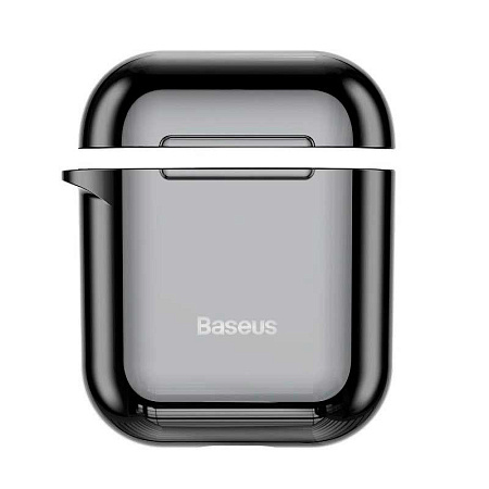 Чехол Baseus Shining Hook Case для Apple AirPods 1 / 2 (ARAPPOD-A01), черный