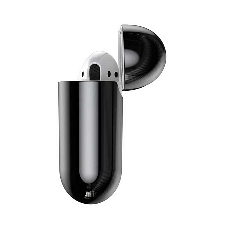 Чехол Baseus Shining Hook Case для Apple AirPods 1 / 2 (ARAPPOD-A01), черный